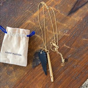 Louis Vuitton whistle necklace
